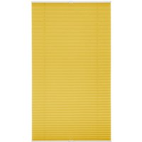 Plissee Klemmfix, ohne Bohren, verspannt - Gelb, 90 cm x 130 cm (B x L) von Lichtblick