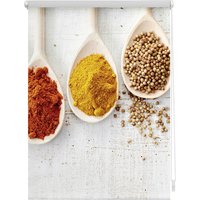 Lichtblick Rollo, Klemmfix, 100x150 cm, Spices, bunt - weiss Lichtblick Rollo, Klemmfix, 100x150 cm, Spices, bunt - weiss von Lichtblick