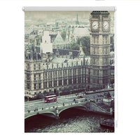 Lichtblick Rollo, Klemmfix, 80x150 cm, London Westminster, grau Lichtblick Rollo, Klemmfix, 80x150 cm, London Westminster, grau von Lichtblick