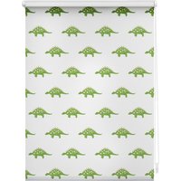 Lichtblick Rollo, ‎‎Klemmfix, 80x150 cm‎‎, Dinos, grün - gruen von Lichtblick