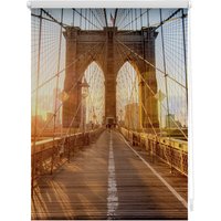 Lichtblick Rollo, Klemmfix, 45x150 cm, Brooklyn Bridge, orange Lichtblick Rollo, Klemmfix, 45x150 cm, Brooklyn Bridge, orange von Lichtblick