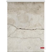Rollo Klemmfix, ohne Bohren, blickdicht, Beton - Grau, 45 x 150 cm (B x L) von Lichtblick