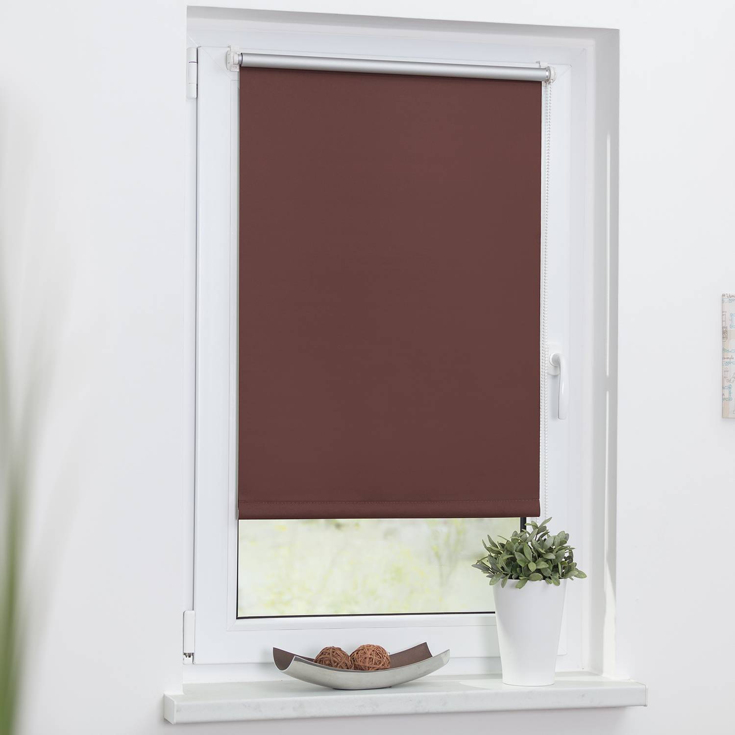 home24 Thermo-Rollo Spotswood V 90 x 150cm Braun von home24