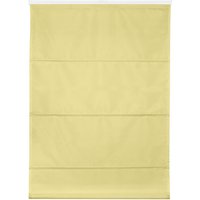 Raffrollo Klemmfix TOP, ohne Bohren, verspannt Gelb, 100 cm x 130 cm (B x L) von Lichtblick