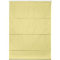 Raffrollo Klemmfix TOP, ohne Bohren, verspannt Gelb, 60 cm x 130 cm (B x L) von Lichtblick