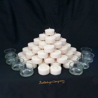 Rapswachs Teelichter 48 Stück Nachhaltig & Vegan Aus Pflanzenwachs von LichtbringerCompany