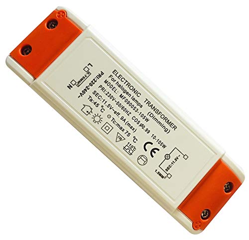 105Watt Elektronischer Halogen Trafo Treiber Transformator Dimmbar für Niedervolt Halogen LM - Leistungsbereich: 10 bis 105Watt 105Watt Elektronischer Halogen Trafo Treiber Transformator Dimmbar für Niedervolt Halogen LM - Leistungsbereich: 10 bis 105Watt von Lichtfaktor24