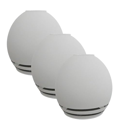 3 Stück Lampenschirm für Tischlampe Lampenglas Glas zu Serie Trio 6056 weiß/klar E14 Ersatzschirm Ersatzglas passend für Deckenleuchte Ersatzglas Lampenschirme Ersatz Lampenschirm klein E14 (3 Stück) von Lichthandel Hoch