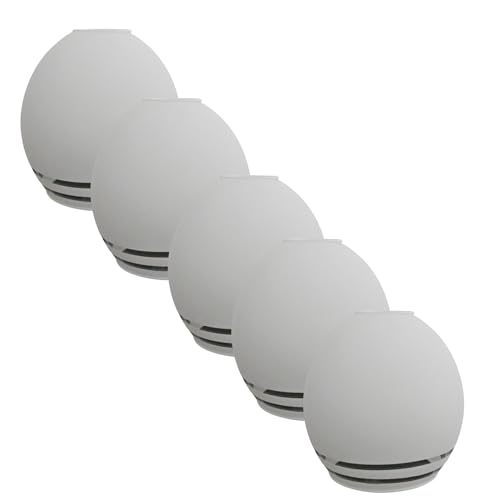 5 Stück Lampenschirm für Tischlampe Lampenglas Glas zu Serie Trio 6056 weiß/klar E14 Ersatzschirm Ersatzglas passend für Deckenleuchte Ersatzglas Lampenschirme Ersatz Lampenschirm klein E14 (5 Stück) von Lichthandel Hoch