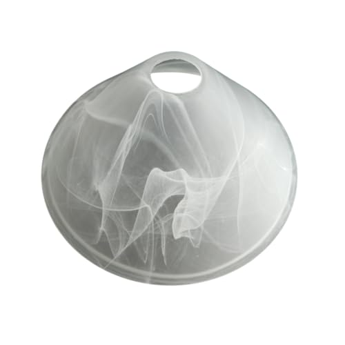 Lampenschirm Hängelampe Ersatzglas 147842 Fluter Lampenschirm Glas E27 Leuchtenglas Leuchte alabasterfarbig Ersatzschirm Lampenschirme E27 Höhe: 13cm Glaslampenschirm Durchmesser unten 29cm von Lichthandel Hoch