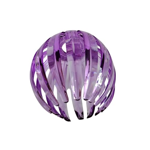 Kunststoff Lampenschirm bunt Ersatz für Wandlampe Tischlampe Pendelleuchte Abdeckung Lichtschirm Lampenschirmabdeckung rund Lochdurchmesser 3,2 cm für Deckenlampe oder Tischleuchte (1x Lila) von Lichthandel Hoch
