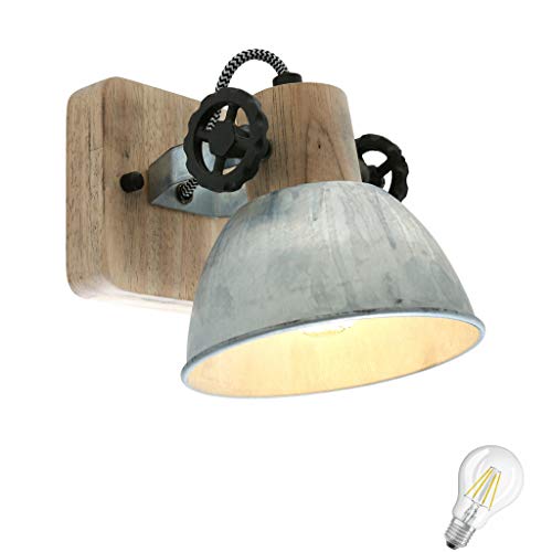 LED Vintage Deckenspot modern Deckenlampe Retro Industrie Studio Metall Lampe Wandleuchte Retro 7W LED schwenkbar austauschbar LED Vintage Deckenspot modern Deckenlampe Retro Industrie Studio Metall Lampe Wandleuchte Retro 7W LED schwenkbar austauschbar von Lichthandel Hoch