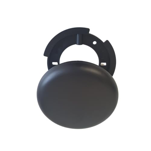 3 Stück Mini-Verteilerdose Abzweigdose schwarz Abdeckdose Verteilerdose Baldachin Endstück Abdeckung für Lüftungsrohr Lüftungsgitter Ø 10 cm x 1,5 cm (3 x 100mm schwarz) von Lichthandel Hoch