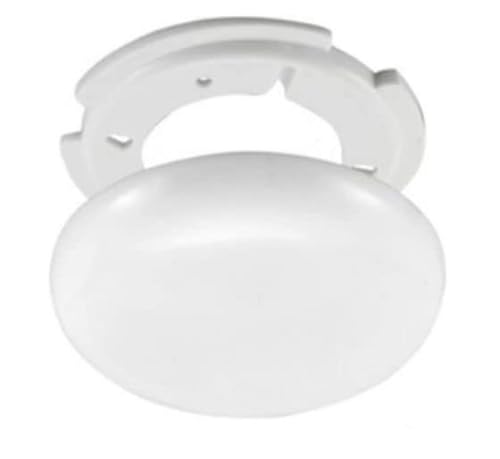 10 Stück Abzweigdose weiß Elektroinstallation Verteilerdose flach Lampenbaldachin Verteilerbaldachin Verteilerdose aufputz Baldachin weiß Deckendose Deckenrosette ultraflach Ø13cm x 1,5 cm (10x 130mm) von Lichthandel Hoch
