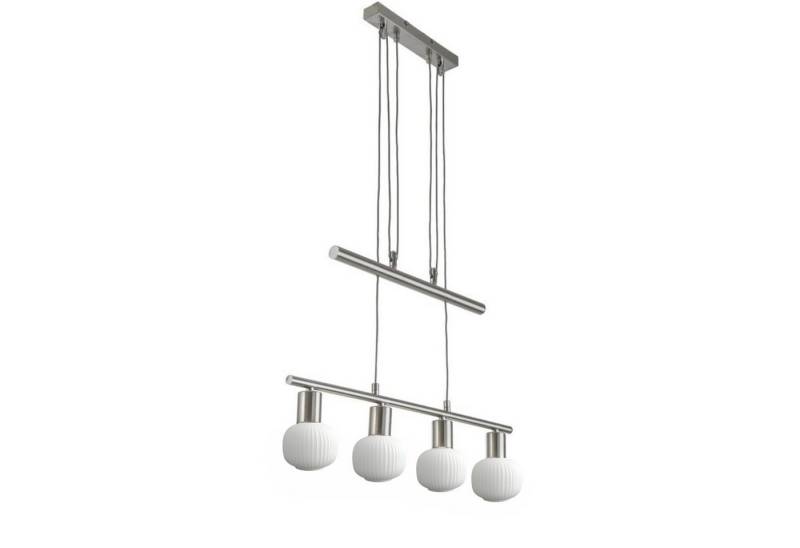 Lichthandel Hoch LED Pendelleuchte Esstisch 4 Flammig Esszimmerlampe Metall Hängelampe E14 Esstischlampe, LED wechselbar, 3000K, inkl. LED höhenverstellbar Esszimmer Esstisch Lampe Hängend Küche von Lichthandel Hoch