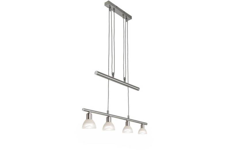 Lichthandel Hoch LED Pendelleuchte Esstisch 4 Flammig Esszimmerlampe Metall Hängelampe E14 Esstischlampe, LED wechselbar, 3000K, inkl. LED höhenverstellbar Esszimmer Esstisch Lampe Hängend Küche von Lichthandel Hoch