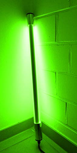 Led Leuchtstab IP44 KS mit Blendschutz 60cm grün für Außen, Gartenbeluchtung mit Led 3m Anschlußkabel 230 Volt von Lichtidee