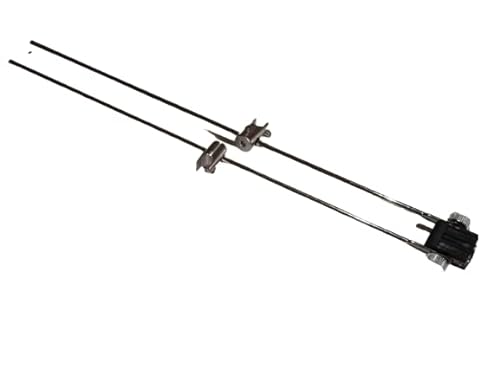 Led Stabspot, Stäbchen Lampe für Seilsysteme schwarz, länge 240mm Lampe 12 Volt von Lichtidee
