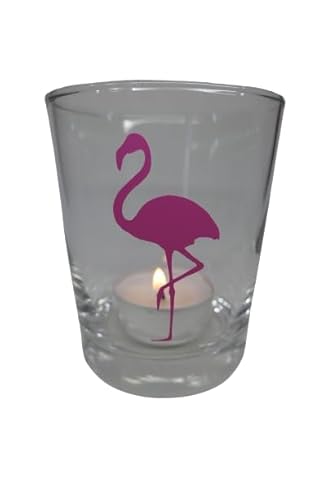 Lichtidee Teelicht Glas Windlicht Tischlicht Print pink mit Flamingo Herbst Handmade Unikat Maritim Geburtstag Ostern Muttertaggeschenk Lichtidee Teelicht Glas Windlicht Tischlicht Print pink mit Flamingo Herbst Handmade Unikat Maritim Geburtstag Ostern Muttertaggeschenk von Lichtidee