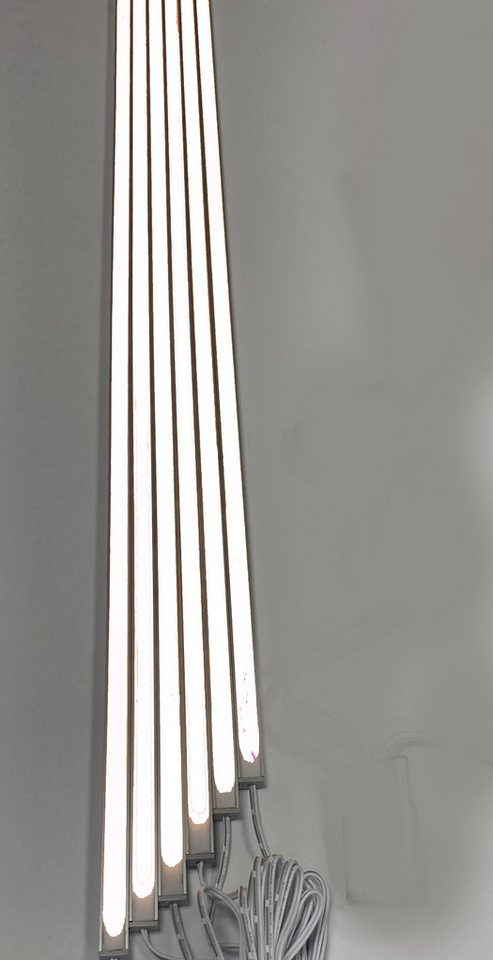 XENON LED Dekolicht 4201 LED Leuchte ALU Schiene Slim 6x1m matt Kalt Weiß inkl. Netzteil, Lichtideen / Neutral Weiß von XENON
