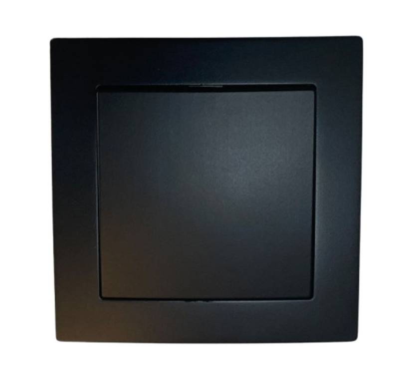Lichtideen Schalter 2633 Levina sw/sw Wechselschalter 230 Volt 10 Ampere schwarz (Taster, Schalter, Antennendose, Steckdose mit USB lieferbar) von Lichtideen