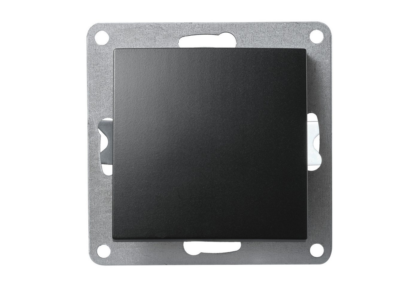 Lichtideen Schalter 2784 Einsatz schwarz Wechselschalter 230 Volt 10 Ampere (Taster, Schalter, Anennendose, Steckdose mit USB lieferbar) von Lichtideen