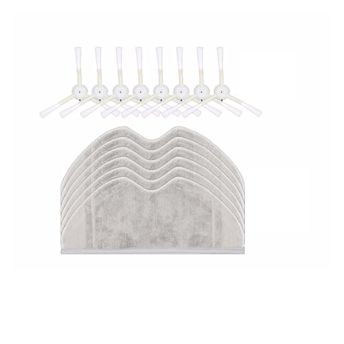 Ersatz-Hauptseitenbürste, Wischtuch, Wischtuch, Hepa-Wasserfilter, kompatibel mit Qihoo 360 S5/S7 Pro Roboter-Staubsauger, Reinigungszubehör(SET 7) von Licipe