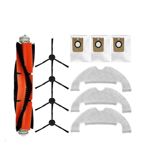 Ersatzteil Kompatibel mit Xiaomi Dreame Bot D10 Plus RLS3D Roboterstaubsauger Ersatzteile Hauptbürste Seitenbürste Hepa-Filter Mopp Staubbeutel(Set I) von Licipe