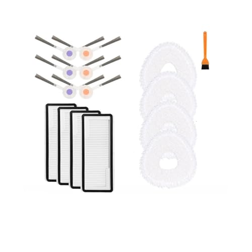 Für Roboter Staubsauger Teil J4 / J4 Lite Seitenbürste HEPA Filter Zubehör für Wischmopp Ersatz(SET 4) von Licipe