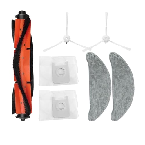 Kompatibel mit (Roidmi Eve Plus / SDJ01RM / XCLEA H30 Plus / H40 Plus) Rollen-Seitenbürstenfilter Mopp-Staubbeutel-Zubehörteil(Set T) von Licipe