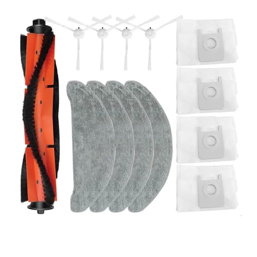 Kompatibel mit (Roidmi Eve Plus / SDJ01RM / XCLEA H30 Plus / H40 Plus) Rollen-Seitenbürstenfilter Mopp-Staubbeutel-Zubehörteil(Set V) von Licipe