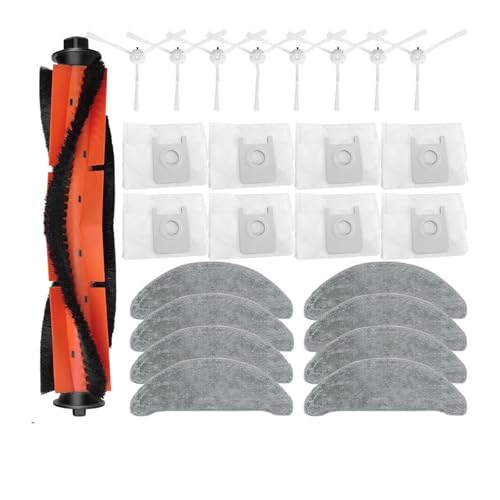 Kompatibel mit (Roidmi Eve Plus / SDJ01RM / XCLEA H30 Plus / H40 Plus) Rollen-Seitenbürstenfilter Mopp-Staubbeutel-Zubehörteil(Set X) von Licipe
