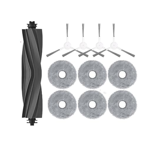 Kompatibel mit Dreame Bot L10 Prime / L10s Pro / L10 Pro Zubehör Hauptseitenbürste Hepa-Filter Mopptuch Roboter Ersatzteile(11PC) von Licipe