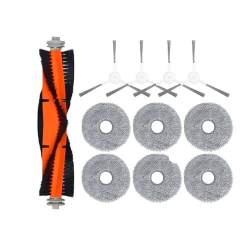 Kompatibel mit Dreame Bot L10 Prime / L10s Pro / L10 Pro Zubehör Hauptseitenbürste Hepa-Filter Mopptuch Roboter Ersatzteile(11PCS) von Licipe
