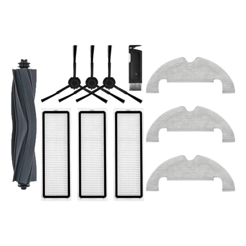 Kompatibel mit Dreame D10s Plus RLS3D Roboterstaubsauger-Zubehör, Hepa-Filter, Mopp-Tuch, Lappen, Ersatz-Staubbeutel, Silikonbürste(Set13) von Licipe