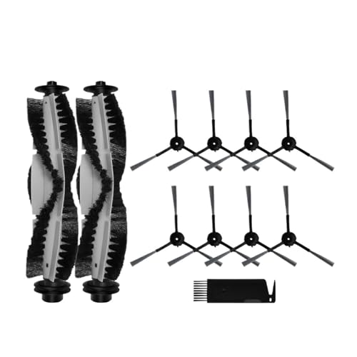 Kompatibel mit Vactidy Nimble T6 Roboter-Staubsauger, Ersatzteile, Zubehör, Rollen-Hauptseitenbürstenabdeckung(Set B) von Licipe