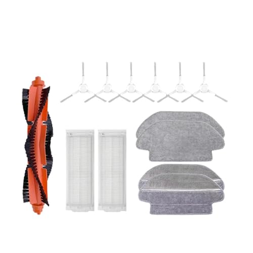 Kompatibel mit XM Mi Robot Vacuum-Mop Pro STYTJ02YM 2S / 3C / Conga 3490 Viomi V2 PRO V3 SE Haupt-Seitenbürste Hepa-Filter Moppteil(13pcs) von Licipe