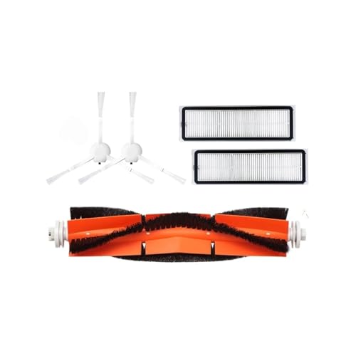 Kompatibel mit Xiaomi Mijia 1C 1T STYTJ01ZHM Mi Robot Vacuum Mop Dreame F9 Hepa-Filter Hauptseitenbürste Mopptuch Reiniger Zubehör(Dark Khaki) von Licipe