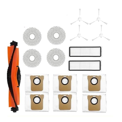 Kompatibel mit Xiaomi Robot Vacuum X20+ / X20 Plus Ersatzteile Zubehör Hauptwalze Seitenbürste Hepa-Filter Mopptuch Staubbeutel(7) von Licipe