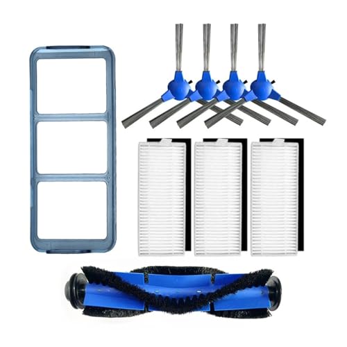 Roller Main Side Brush HEPA Filter Ersatzteile kompatibel mit Anker Eufy Roboter Staubsauger RoboVac 11S Plus 15C 25C 30C 35C 12 15T(Set B) von Licipe