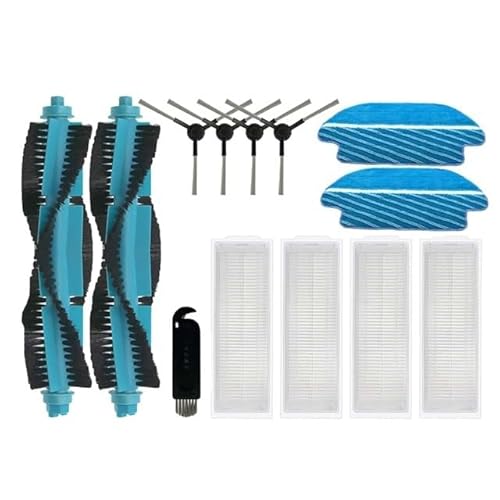 Zubehör Kompatibel Mit Proscenic M6 Pro Roboter Staubsauger Teil Haupt Seite Bürste Hepa-Filter Mopp Tuch Pad Ersatz Ersatzteile(Set - 5) von Licipe