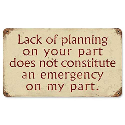 Licpact Blechschild, englische Aufschrift "Not an Emergency Humor", 30,5 x 20,3 cm Licpact Blechschild, englische Aufschrift "Not an Emergency Humor", 30,5 x 20,3 cm von Licpact