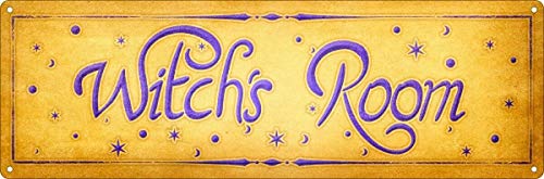 Licpact Blechschild Hexenzimmer Metallschild 40,6 x 10,2 cm Licpact Blechschild Hexenzimmer Metallschild 40,6 x 10,2 cm von Licpact