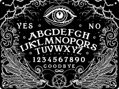 Licpact Blechschild Mystical Ouija Metallschild Wanddekoration 30,5 x 20,3 cm Licpact Blechschild Mystical Ouija Metallschild Wanddekoration 30,5 x 20,3 cm von Licpact