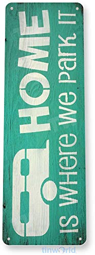 Licpact Blechschild Trailer Park Blechschild Camping Camper Schild Dekor 40,6 x 10,2 cm Licpact Blechschild Trailer Park Blechschild Camping Camper Schild Dekor 40,6 x 10,2 cm von Licpact