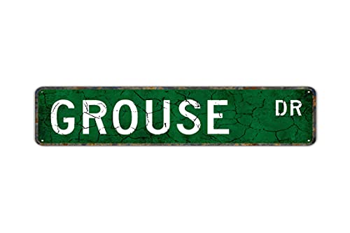 Licpact Grouse Gift Grouse Tin Sign Grouse Tin Sign Grouse Decor Grouse Lover, Grouse Expert, Bird Expert, Bird Lover, Street Signs Outdoor Road Signs 40.6x10.2 cm Licpact Grouse Gift Grouse Tin Sign Grouse Tin Sign Grouse Decor Grouse Lover, Grouse Expert, Bird Expert, Bird Lover, Street Signs Outdoor Road Signs 40.6x10.2 cm von Licpact