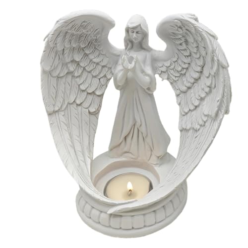 Beting Engel Tea Leuchten Kerzenhalter 5, 9 Zoll, Harz dekorative Kerzeninhaber, einzigartige Home Wedding Tisch Herzstück Dekor Beting Engel Tea Leuchten Kerzenhalter 5, 9 Zoll, Harz dekorative Kerzeninhaber, einzigartige Home Wedding Tisch Herzstück Dekor von Licsaliwe