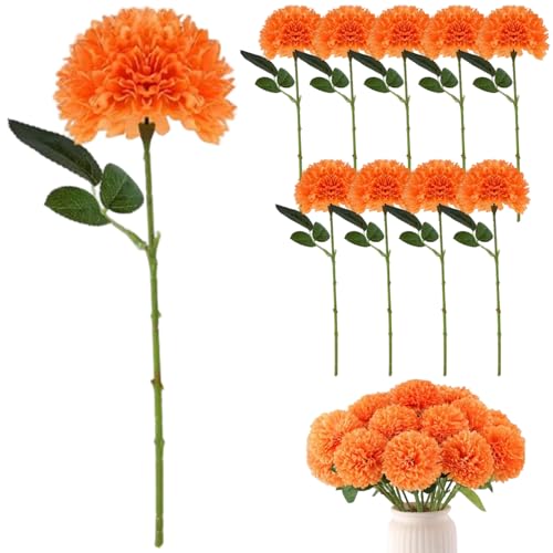 Chrysanthemenblumen künstlich, 12pcs Kunstseidenmütter für Haus, Garten, Party, Hochzeitsdekor/11 Zoll Chrysanthemenblumen künstlich, 12pcs Kunstseidenmütter für Haus, Garten, Party, Hochzeitsdekor/11 Zoll von Licsaliwe