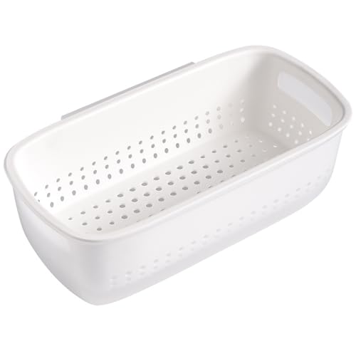 Doppelschicht Colander Bowl -Set, PP & Hüften Plastik Gemüse Obst Frucht Waschmaschine Trockner mit Wandbügel, Küchenfutterzubereitungswerkzeug Doppelschicht Colander Bowl -Set, PP & Hüften Plastik Gemüse Obst Frucht Waschmaschine Trockner mit Wandbügel, Küchenfutterzubereitungswerkzeug von Licsaliwe