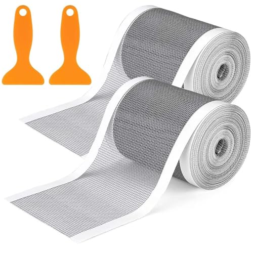 Einweg-Duschdrainer Haarfänger, Selbstklebender Fasergitterbildschirm mit Schaber für Waschbecken/ 5x33ft Einweg-Duschdrainer Haarfänger, Selbstklebender Fasergitterbildschirm mit Schaber für Waschbecken/ 5x33ft von Licsaliwe